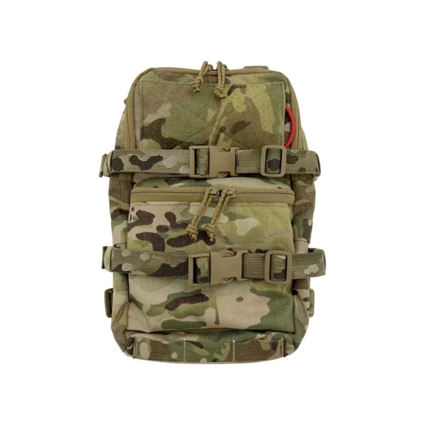 Hydro Pack in Multicam front view tactical hydration pack